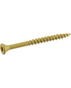 Deck Plus No. 10 X 2-1/2 in. L Tan Star Flat Head Exterior Deck Screws 1 lb