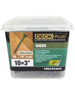 Deck Plus No. 10 X 3 in. L Star Flat Head Exterior Deck Screws 5 lb