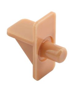 Prime-Line Beige Plastic Shelf Support Peg 1/4 inch Ga. 1 in. L 5 lb