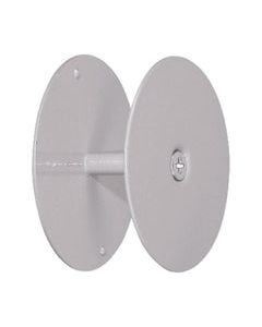 Prime-Line Gray Steel Hole Filler Plate 1 pk