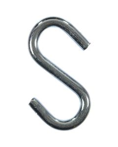 Ace Medium Zinc-Plated Silver Steel 3 in. L S-Hook 230 lb. 2 pk