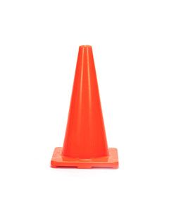 Home Plus Orange Safety Cone 28 in. H X 14.5 in. W