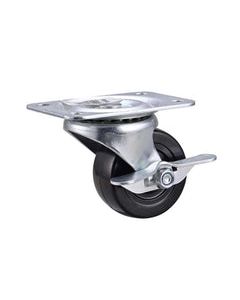 Projex 2-1/2 in. D Swivel Soft Rubber Caster 100 lb 1 pk