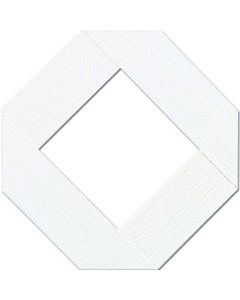 Grid Axcents 48 in. W X 8 ft. L White Plastic Lattice Panel