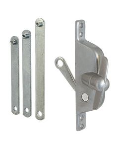 Prime-Line Die-Cast Silver Aluminum Center Jalousie Window Operator Kit For Universal