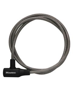 Master Lock 3/8 in. W X 6 ft L Vinyl Covered Steel Pin Tumbler Locking Cable