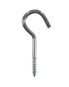 Ace Small Zinc-Plated Silver Steel 1.6875 in. L Ceiling Hook 25 lb 8 pk