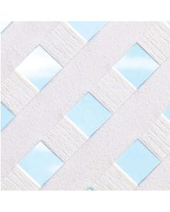 Grid Axcents 4 ft. W X 8 ft. L White Plastic Privacy Lattice Panel