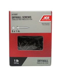 Ace No. 6 wire X 1 in. L Phillips Drywall Screws 1 lb 339 pk