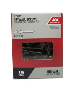 Ace No. 6 wire X 2 in. L Phillips Drywall Screws 1 lb 189 pk