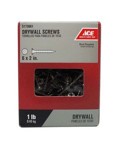 Ace No. 6 wire X 2 in. L Phillips Drywall Screws 1 lb 189 pk