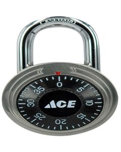 Ace 1-7/8 in. H X 1-7/8 in. W X 3/4 in. L Stainless Steel 3-Digit Combination Padlock