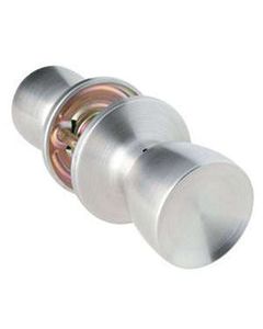 Home Plus Satin Chrome Passage Lockset 1-3/4 in.