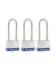 Master Lock 4-11/16 in. H X 1-3/4 in. W Laminated Steel Double Locking Padlock Keyed Alike