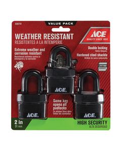 Ace 1-3/4 in. Double Locking Steel Padlock