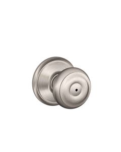 Schlage Georgian Satin Nickel Privacy Lockset 1-3/4 in.