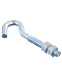 Ace Small Zinc-Plated Silver Zinc 1.25 in. L Hook Bolt 425 lb 1 pk