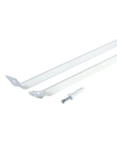 Rubbermaid 1.1 in. H X 12 in. W X 16 in. L Aluminum Support Brace W/Drive Pin