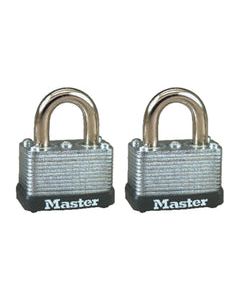 Master Lock 15/16 in. H X 13/16 in. W X 1-1/2 in. L Steel Warded Locking Padlock Keyed Alike
