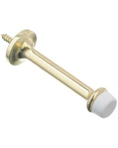 Ace 2.75 in. H x 3 in. W Metal Gold Bright Rigid Door Stop Mounts to door and wall