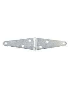 Ace 4 in. L Zinc-Plated Heavy Duty Strap Hinge 1 pk