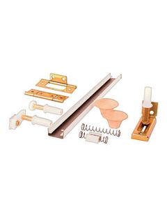 Prime-Line White Steel Bi-fold Hardware Kit 1 pk