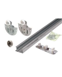 Prime-Line Galvanized Silver Steel By-Pass Guide 1 pk