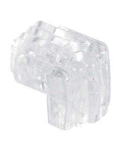 Prime-Line Clear Small Mirror Holder Clip 20 lb 6 pk