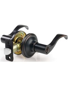 Ace Wave Oil Rubbed Bronze Privacy Lockset ANSI/BHMA Grade 3 1-3/4 in.