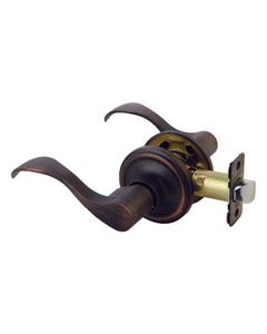 Ace Wave Oil Rubbed Bronze Passage Lockset 1-3/4 in.