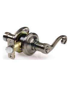 Ace Scroll Antique Brass Entry Lockset ANSI/BHMA Grade 3 1-3/4 in.