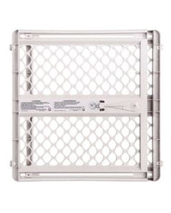 North States Gray 26 in. H X 26-42 in. W Plastic Child Safety Gate