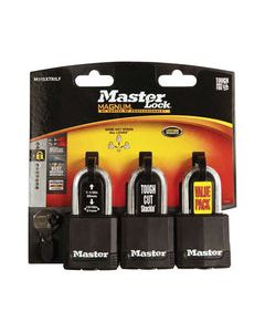 Master Lock Magnum 1-7/8 in. H X 1-3/16 in. W X 1-3/4 in. L Laminated Steel Ball Bearing Locking Pad