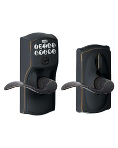 Schlage Aged Bronze Steel Electronic Keypad Entry Lock