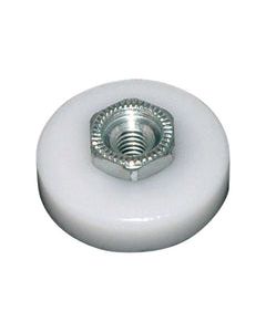 Barton Kramer 7/8 in. D X 1/4 in. L Nylon/Plastic Shower Door Wheel 2 pk