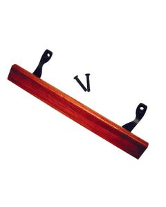 Barton Kramer 1.5 in. L Bronze Brown Wood Sliding Door Handle