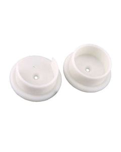 Knape & Vogt Pro 1-3/8 in. L X 1-3/8 in. D Powder Coated Plastic Rod Socket