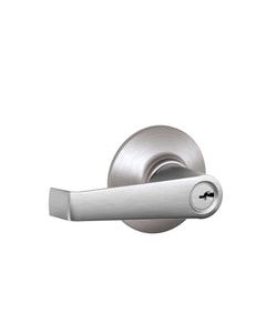 Schlage Elan Satin Chrome Entry Lockset 1-3/4 in.