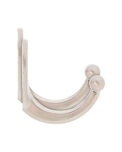 Ace 1-3/4 in. L Satin Nickel Silver Metal Small Garment Hook 2 pk