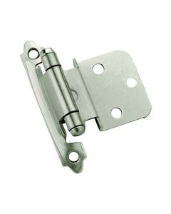 Amerock 2 in. W X 2-3/4 in. L Satin Nickel Silver Steel Self-Closing Hinge 10 pk