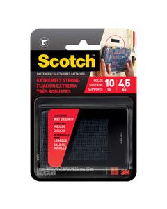Scotch Medium Foam Hook and Loop Fastener 3 in. L 2 pk