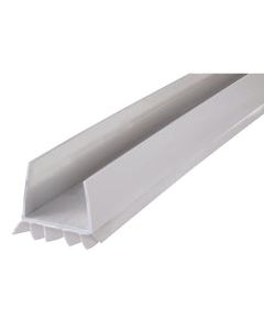 M-D Clinch White Vinyl Seal For Doors 36 in. L X 1.75 in.