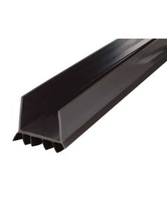 M-D Brown Vinyl Door Seal For Door Bottom 3 ft. L X 1-3/4 in.