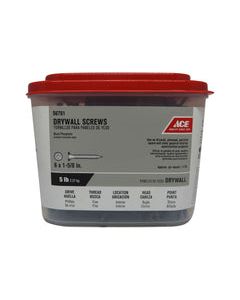 Ace No. 6 wire X 1-5/8 in. L Phillips Drywall Screws 5 lb 1134 pk