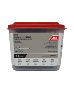 Ace No. 8 wire X 2-1/2 in. L Phillips Drywall Screws 5 lb 560 pk