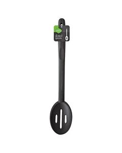 Cook's Kitchen 8247 Slotted Spoon, Nylon, Black