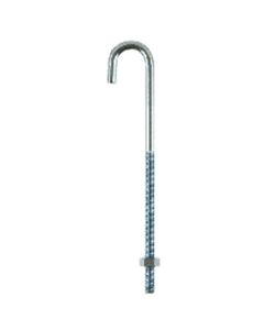 Hampton Medium Zinc-Plated Silver Zinc 6.9375 in. L J-Bolt 175 lb. 1 pk