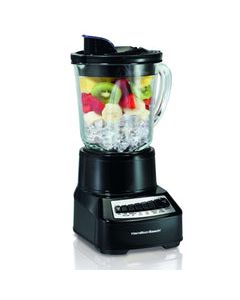 Hamilton Beach Wave Crusher Black Plastic Blender 40 oz. 14 speed