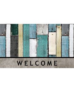 Sports Licensing Solutions 30 in. L X 18 in. W Multicolored Plank Rubber Floor Mat