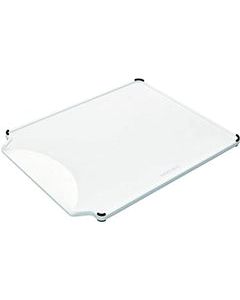 Farberware 11-Inch x 14-Inch Chop and Slide Cutting Board in White/Black